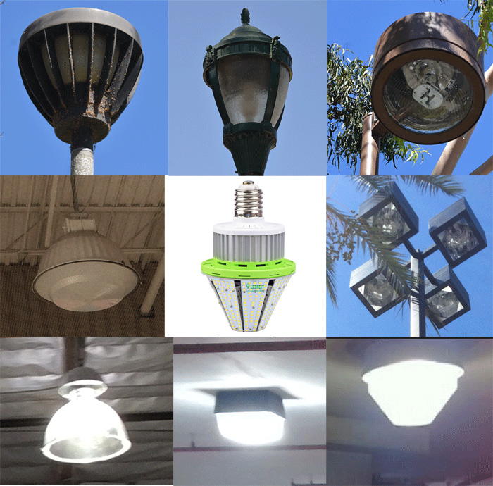60w UL DLC 60W LED Pyramid Light application