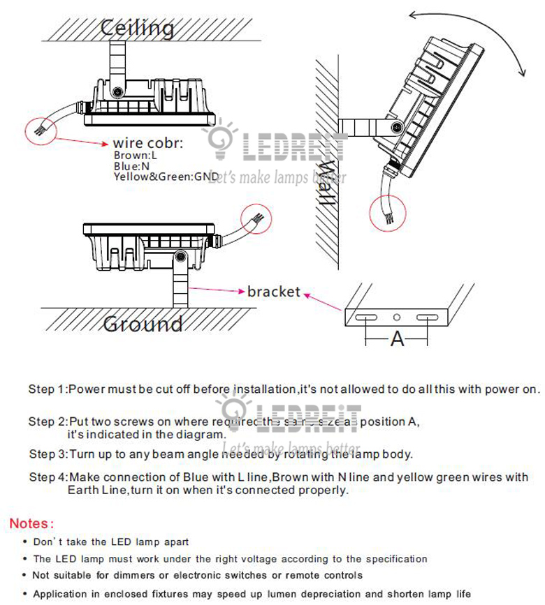 DLC led flood light 10W 20W 30W 50W 100W 150W 200w 04