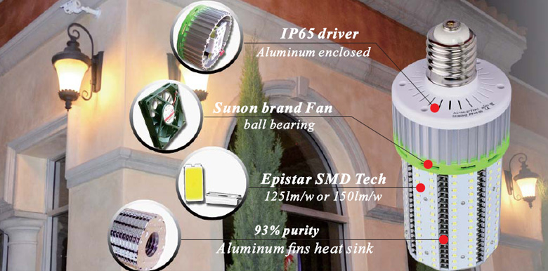 led corn light bulb Features